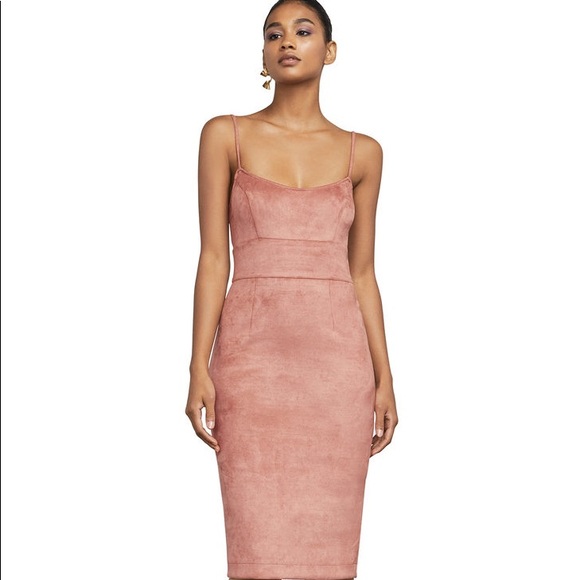 BCBGMaxAzria Dresses & Skirts - BCBG MaxAzria “Alese” Faux-Suede Dress